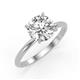 3 - Elodie 3.00 ct IGI Certified Round Lab Grown Diamond Solitaire Engagement Ring 