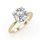 3 - Elodie 5.00 ct IGI Certified Round Lab Grown Diamond Solitaire Engagement Ring 
