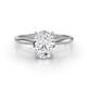 1 - Elodie 2.00 ct IGI Certified Oval Shape Lab Grown Diamond Solitaire Engagement Ring 