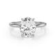1 - Elodie 3.00 ct IGI Certified Oval Shape Lab Grown Diamond Solitaire Engagement Ring 