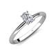 4 - Elodie 1.00 ct IGI Certified Oval Shape Lab Grown Diamond Solitaire Engagement Ring 