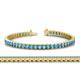 1 - Abril 3.10 mm Blue Topaz Eternity Tennis Bracelet 