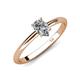 4 - Elodie 1.00 ct IGI Certified Pear Shape Lab Grown Diamond Solitaire Engagement Ring 