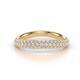 1 - Hetal 1.08 ctw Round Shape Natural Diamonds Curve Eternity Band 