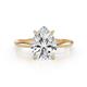 1 - Elodie 4.00 ct IGI Certified Pear Shape Lab Grown Diamond Solitaire Engagement Ring 