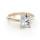 3 - Elodie 4.00 ct IGI Certified Pear Shape Lab Grown Diamond Solitaire Engagement Ring 