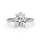 1 - Elodie 5.00 ct IGI Certified Pear Shape Lab Grown Diamond Solitaire Engagement Ring 