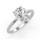4 - Elodie 5.00 ct IGI Certified Pear Shape Lab Grown Diamond Solitaire Engagement Ring 
