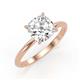 4 - Elodie 3.00 ct IGI Certified Lab Grown Diamond Cushion Shape (8.00 mm) Solitaire Engagement Ring 