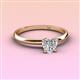 3 - Elodie 1.00 ct IGI Certified Heart Shape Lab Grown Diamond Solitaire Engagement Ring 
