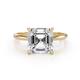 1 - Elodie 5.00 ct IGI Certified Asscher Shape Lab Grown Diamond Solitaire Engagement Ring 