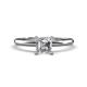 1 - Elodie 2.00 ct IGI Certified Asscher Shape Lab Grown Diamond Solitaire Engagement Ring 
