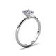 5 - Elodie 2.00 ct IGI Certified Asscher Shape Lab Grown Diamond Solitaire Engagement Ring 