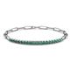 1 - Lily 1.26 ctw Created Alexandrite Paperclip Links Tennis  Bracelet 