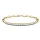 1 - Lily 0.90 ctw Moissanite Paperclip Links Tennis  Bracelet 
