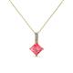 1 - Aurel Pink Tourmaline and Diamond Pendant 