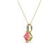 3 - Aurel Pink Tourmaline and Diamond Pendant 