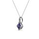 3 - Aurel Iolite and Diamond Pendant 