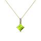 1 - Aurel Peridot and Diamond Pendant 