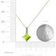 5 - Aurel Peridot and Diamond Pendant 