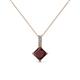 1 - Aurel Red Garnet and Diamond Pendant 