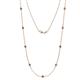 1 - Adia (9 Stn/3.4mm) Iolite on Cable Necklace 