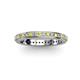 2 - Caitlin 1.60 mm Yellow Sapphire and Diamond Eternity Band 