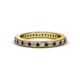1 - Caitlin 1.60 mm Blue Sapphire and Diamond Eternity Band 