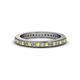 1 - Caitlin 1.60 mm Yellow Sapphire and Diamond Eternity Band 