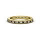 1 - Caitlin 1.60 mm Black and White Diamond Eternity Band 