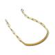 5 - Lily 1.20 ctw Citrine Paperclip Links Tennis  Bracelet 
