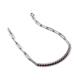 5 - Lily 1.26 ctw Red Garnet Paperclip Links Tennis  Bracelet 