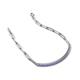 5 - Lily 1.00 ctw Tanzanite Paperclip Links Tennis  Bracelet 