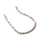 5 - Lily 1.13 ctw Green Garnet and Lab Grown Diamonds Paperclip Links Tennis  Bracelet 
