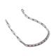 5 - Lily 0.85 ctw Pink Tourmaline and Lab Grown Diamonds Paperclip Links Tennis  Bracelet 