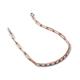 5 - Lily 1.00 ctw Smoky Quartz and Lab Grown Diamonds Paperclip Links Tennis  Bracelet 