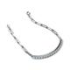 5 - Lily 0.94 ctw Aquamarine Paperclip Links Tennis  Bracelet 