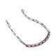 4 - Lily 1.28 ctw Ruby and Natural Diamonds Paperclip Links Tennis  Bracelet 