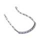4 - Lily 1.28 ctw Tanzanite and Lab Grown Diamonds Paperclip Links Tennis  Bracelet 
