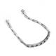 4 - Lily 1.50 ctw Smoky Quartz and Lab Grown Diamonds Paperclip Links Tennis  Bracelet 
