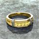3 - Kevin 0.53 ctw Yellow Sapphire Men Wedding Band (7.80 mm) 