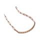 4 - Lily 0.87 ctw Citrine and Lab Grown Diamonds Paperclip Links Tennis  Bracelet 