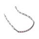 4 - Lily 0.81 ctw Ruby and Lab Grown Diamonds Paperclip Links Tennis  Bracelet 