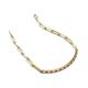 4 - Lily 0.81 ctw Ruby and Lab Grown Diamonds Paperclip Links Tennis  Bracelet 