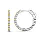1 - Anna 0.66 ctw Yellow Sapphire and Natural Diamonds (2.00 mm) Hoop Earrings 