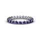 1 - Valerie 3.00 mm Iolite Eternity Band 