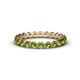 1 - Valerie 3.00 mm Peridot Eternity Band 
