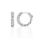 1 - Anika 1.50 ctw Lab Grown Diamonds (3.50 mm) Huggie Earrings 