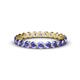 1 - Valerie 3.00 mm Tanzanite Eternity Band 