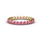 1 - Valerie 3.00 mm Rhodolite Garnet Eternity Band 